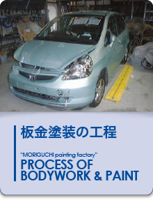 板金塗装の工程｜Process Of Body Work & Paint